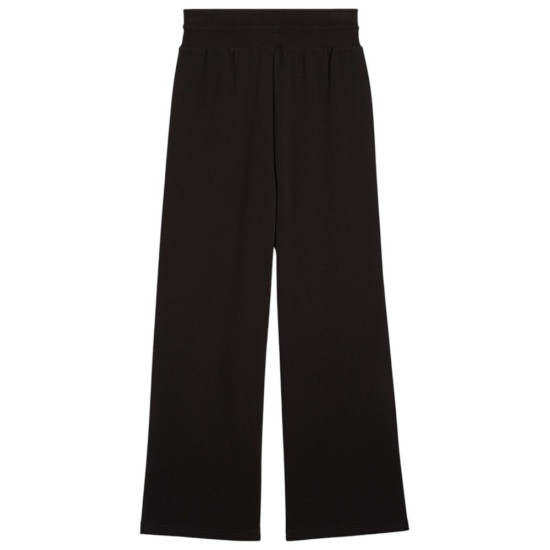 Puma Γυναικείο παντελόνι φόρμας Wardrobe Essentials Relaxed Wide-Leg Sweatpants